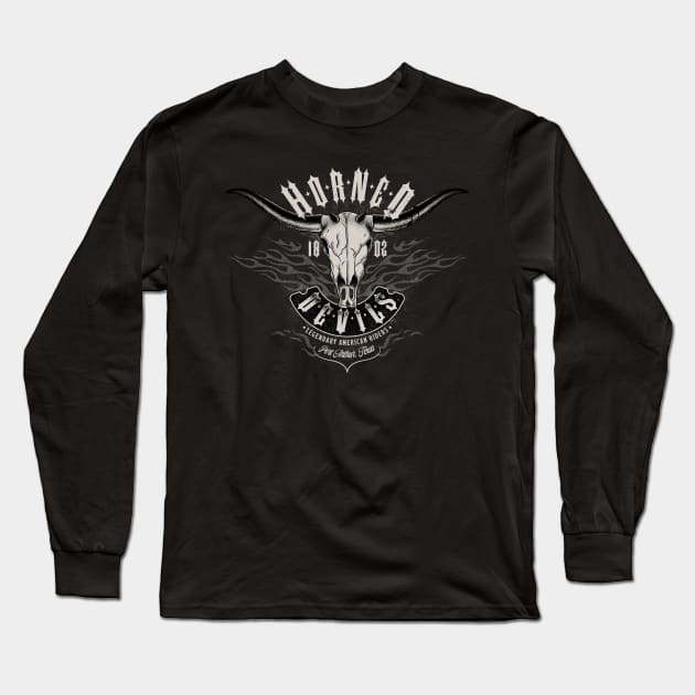 Horned devils Long Sleeve T-Shirt by szymonkalle